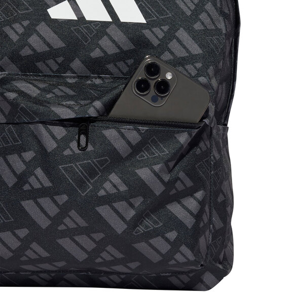 Plecak adidas Classic Monogram Graphic czarno-szary JX1257