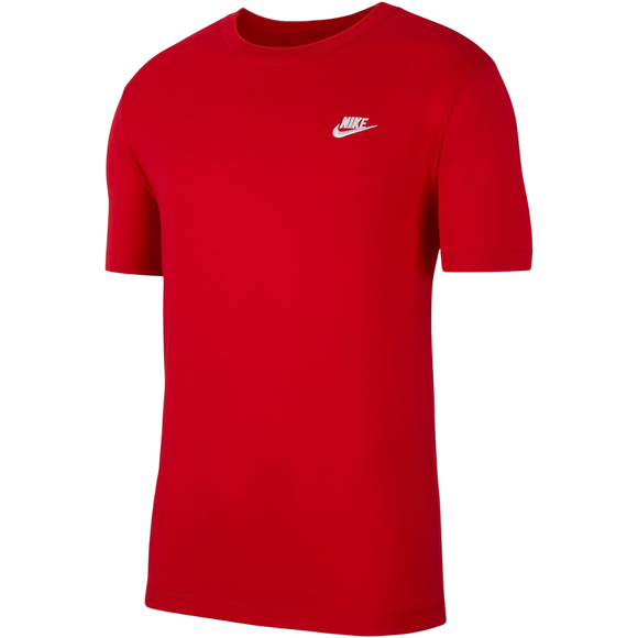 Koszulka męska Nike Club Tee czerwona AR4997 657