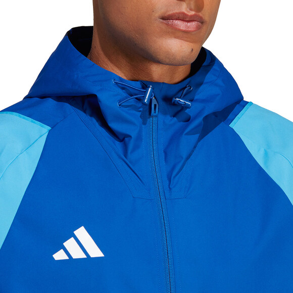 Kurtka męska adidas Tiro 23 Competition All Weather niebieska IC4572