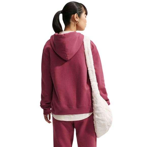 Bluza damska Nike Studio Fleece Medium Weight różowa IM8504 654