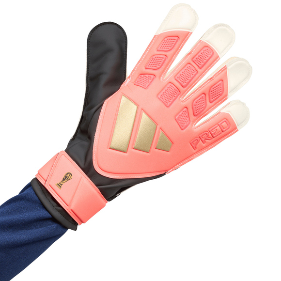 Rękawice bramkarskie adidas Predator Training pomarańczowo-czarne KZ2088