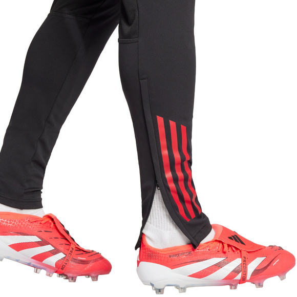 Spodnie męskie adidas Tiro 25 Competition Training czarno-czerwone JI6496