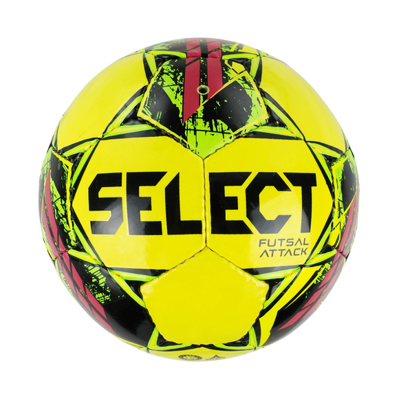 Piłka nożna Select Hala Futsal Attack v22 II gatunek żółto-różowa 17623/370016