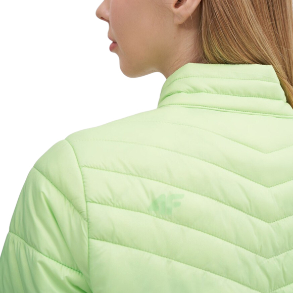 Kurtka damska puchowa 4F F094 zielona 4FSS23TDJAF094 41S