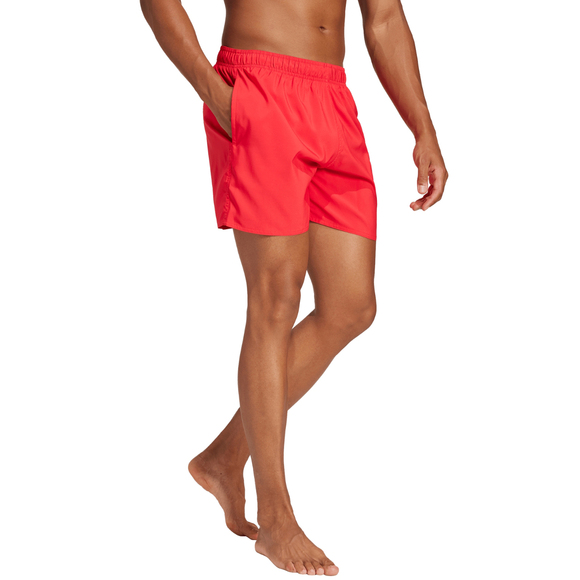 Spodenki kąpielowe męskie adidas Solid CLX Short-Length czerwone JC9919