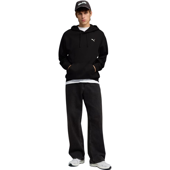 Bluza męska Puma ESS Elevated Relaxed Hoodie czarna 692019 01
