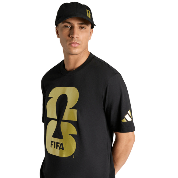 Koszulka męska adidas FIFA World Cup 26 Official Emblem czarna KB3704
