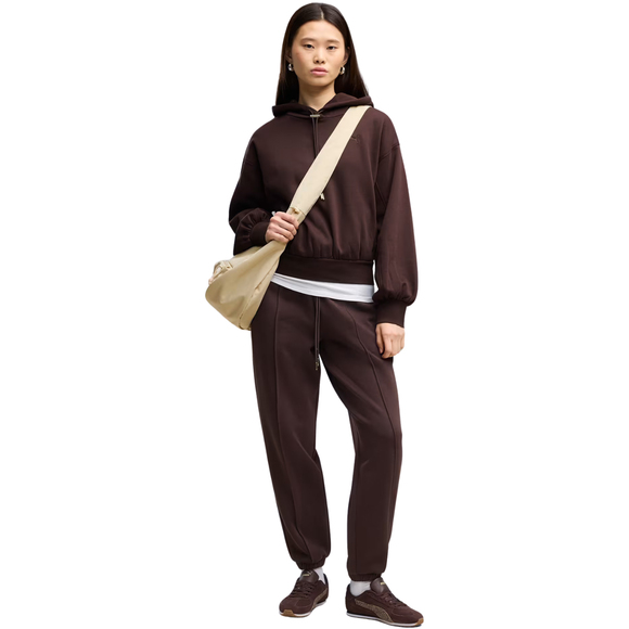 Spodnie damskie Puma Her Comfort Pants Fl ciemnobrązowe 694032 33
