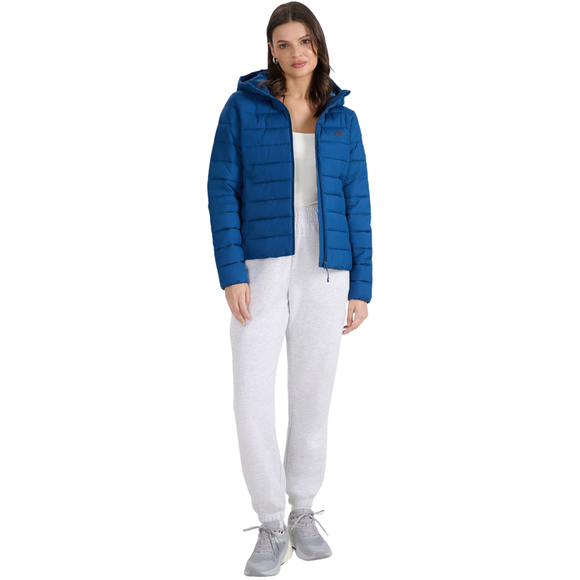 Kurtka damska puchowa 4F F580 ciemny granat 4FWAW25TDJAF580 30S