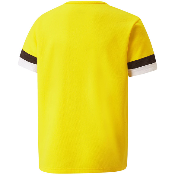 Koszulka dla dzieci Puma teamRISE Jersey Jr żółta 704938 07