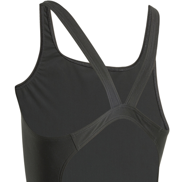Kostium kąpielowy dla dziewczynki V-back Swimsuit czarny JM8223