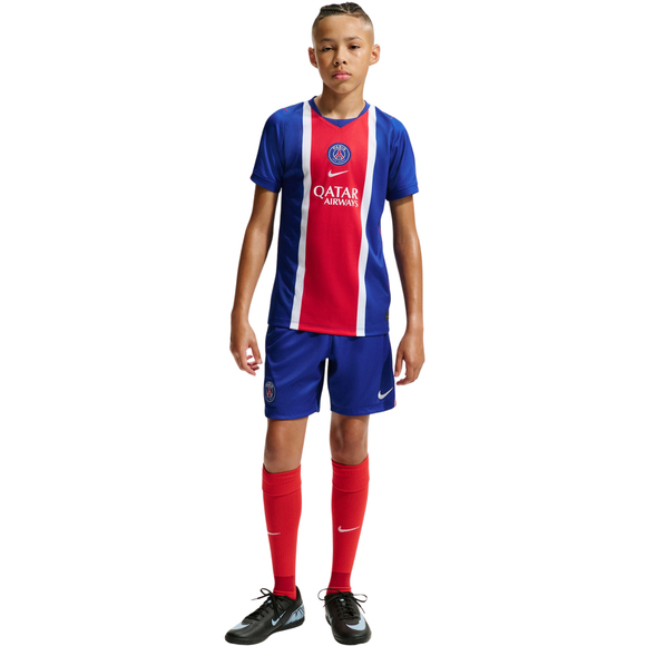 Koszulka dla dzieci Nike Paris Saint-Germain 2026/27 Stadium Home niebiesko-czerwona II1644 417