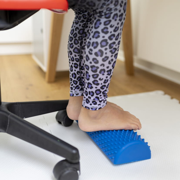 Półwałek Fizjo Spiky do masażu Tullo niebieski REF856