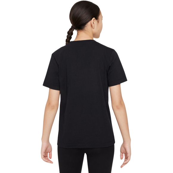 Koszulka dla dzieci Nike Sportswear czarna FZ5178 010