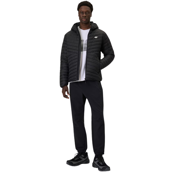 Kurtka męska 4F M0852 głęboka czerń 4FWSS26TDJAM0852 20S