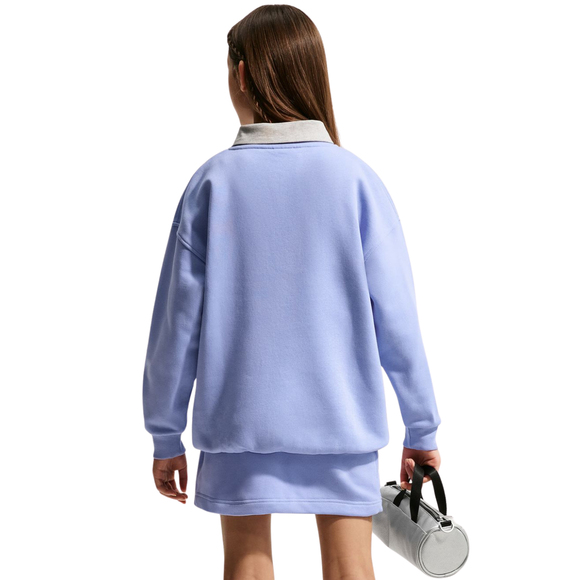 Bluza dla dzieci Nike Sportswear Club Fleece jasny fiolet FD2923 569