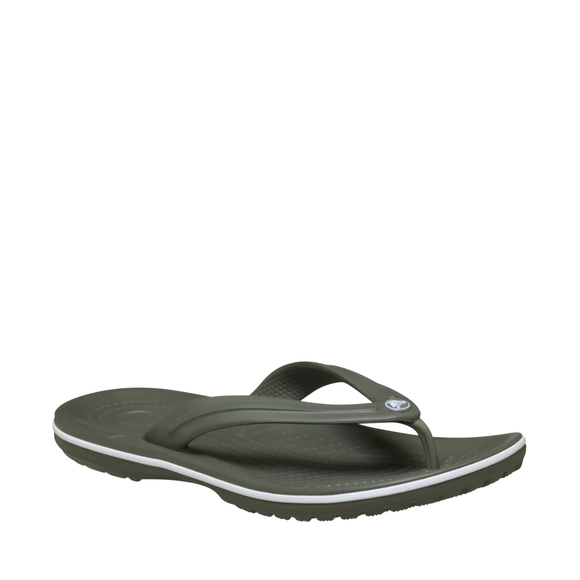 Klapki Crocs Crocband Flip oliwkowe 11033 3J5