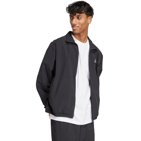 Kurtka męska adidas Essential Small Logo Windbreaker czarna JM1772