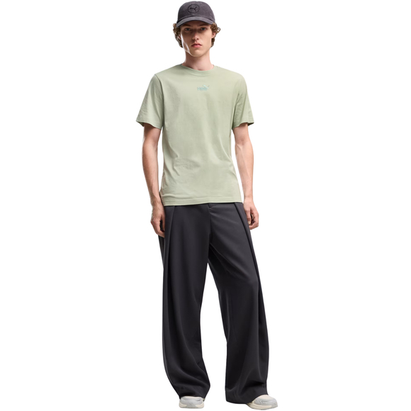 Koszulka męska Puma ESS Small No.1 Logo centered Tee jasnozielona 692912 28
