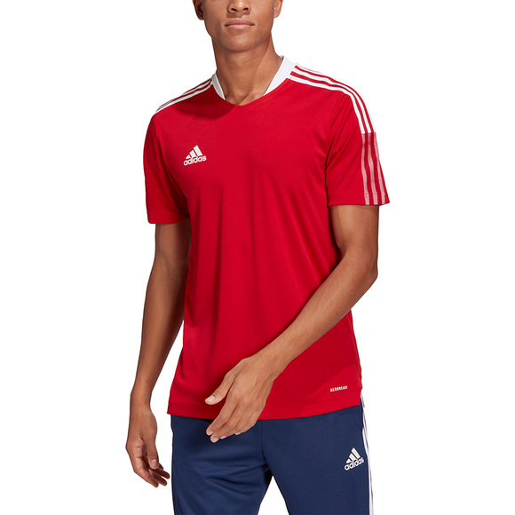 Koszulka męska adidas Tiro 21 Training Jersey czerwona GM7588