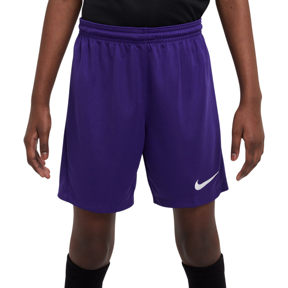 Spodenki dla dzieci Nike Dry Park III NB K fioletowe BV6865 547