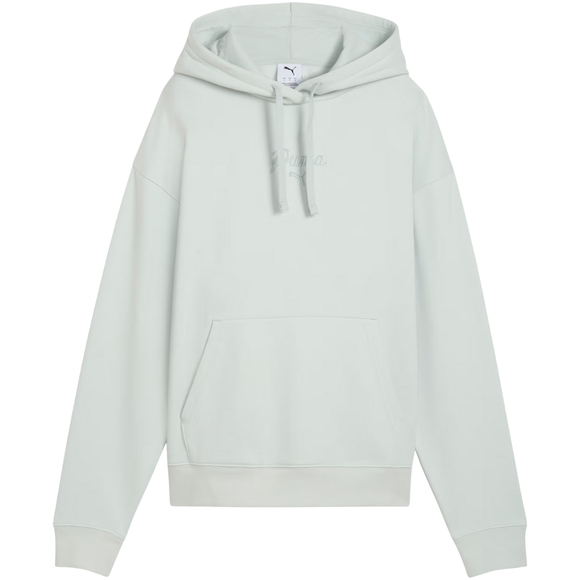 Bluza damska Puma ESS Script Comfort Hoodie miętowa 694136 29