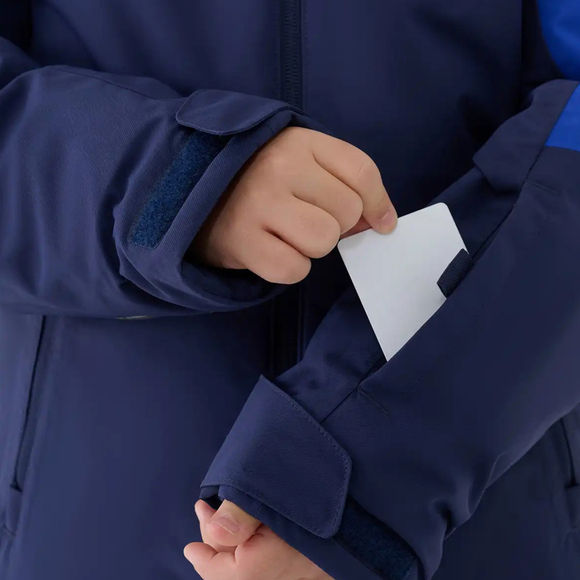 Kurtka narciarska dla chłopca 4F M0821 granatowa 4FJWAW25TTJAM0821 31S