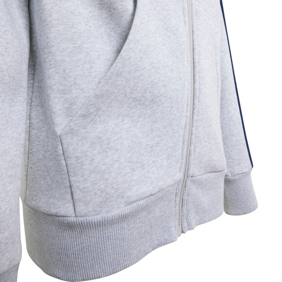 Bluza dla dzieci adidas Essentials Full-Zip Hoodie jasnoszara KQ9050