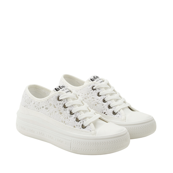 Buty damskie Lee Cooper białe LCW-26-44-4485LA