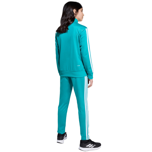 Dres dla dzieci adidas Seasonal Essentials Tiberio 3-Stripes Tricot miętowy JN2245