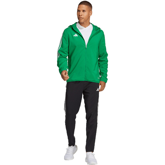 Kurtka męska adidas Tiro 23 League Windbreaker zielona IA1620