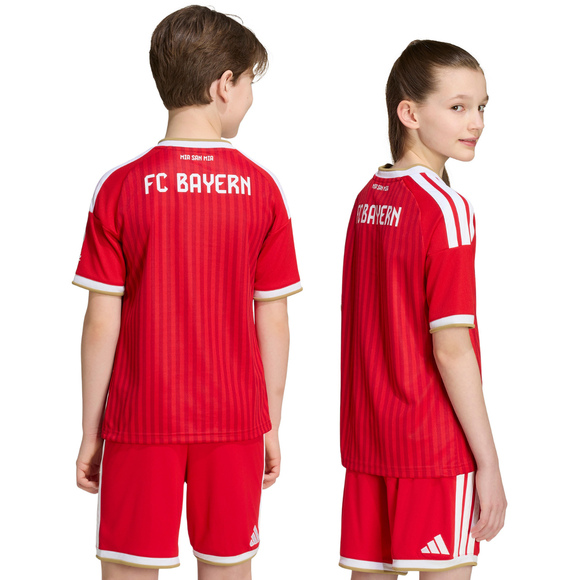 Koszulka dla dzieci adidas FC Bayern 26/27 Home Jersey czerwona JZ3098