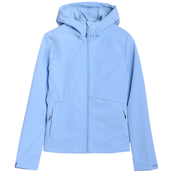 Kurtka damska softshell 4F F320 niebieska 4FWSS25TSOFF320 33S