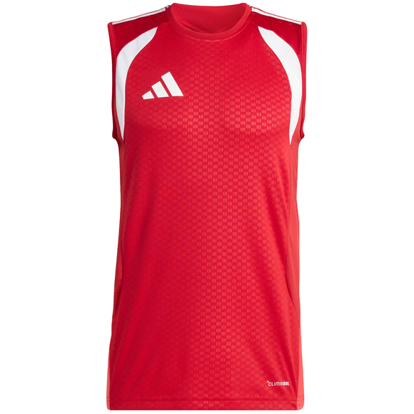Koszulka męska adidas Tiro 26 Competition Sleeveless Jersey czerwona KA7610