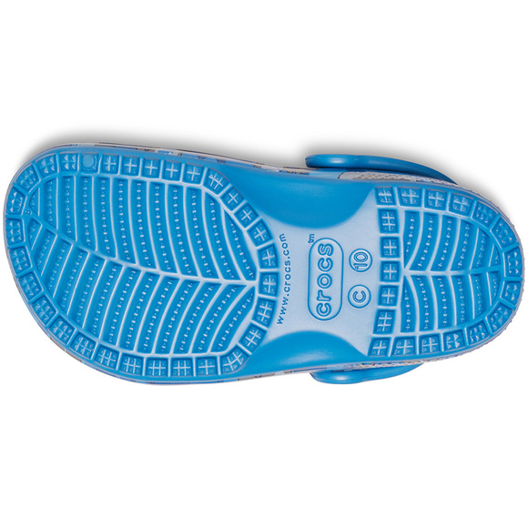 Chodaki dla dzieci Crocs Classic Shark Clog niebieskie 206147 4KI