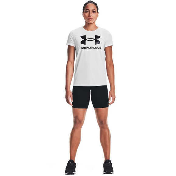 Koszulka damska Under Armour Live Sportstyle Graphic biała SSC 1356305 102