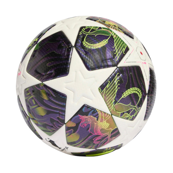 Piłka nożna adidas UCL 25/26 Final Pro fioletowo-biała JX9077