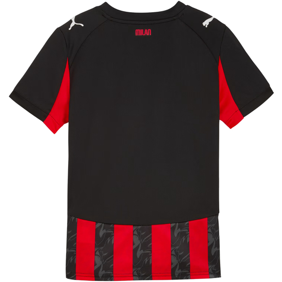 Koszulka dla dzieci Puma AC Milan Home Jersey Replica czarno-czerwona 779965 01