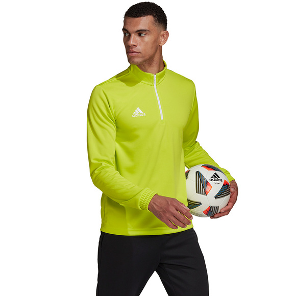 Bluza męska adidas Entrada 22 Training Top limonkowa HC5057