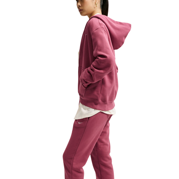 Spodnie damskie Nike Studio Fleece różowe IM8076 654