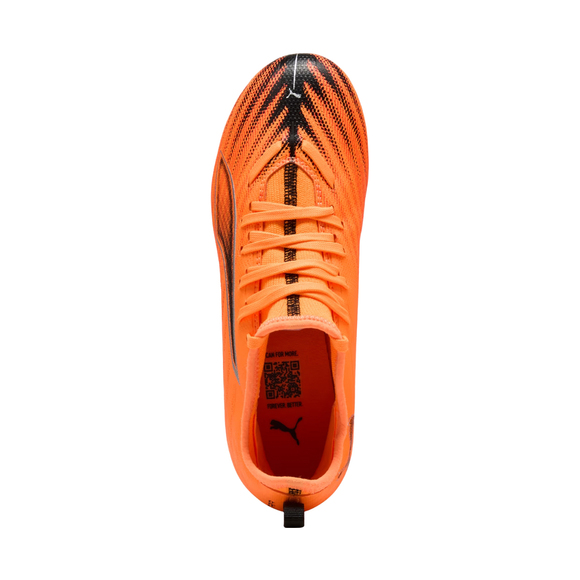Buty piłkarskie dla dzieci Puma Ultra 6 Match FG/AG Heat Fire pomarańczowe 108515 03