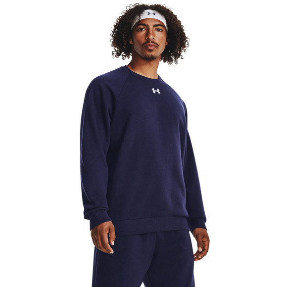 Bluza męska Under Armour Rival Fleece Crew granatowa 1379755 410