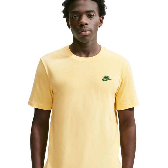 Koszulka męska Nike Club Tee żółta AR4997 723