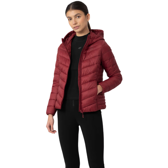 Kurtka damska 4F ciemna czerwień H4Z22 KUDP003 61S