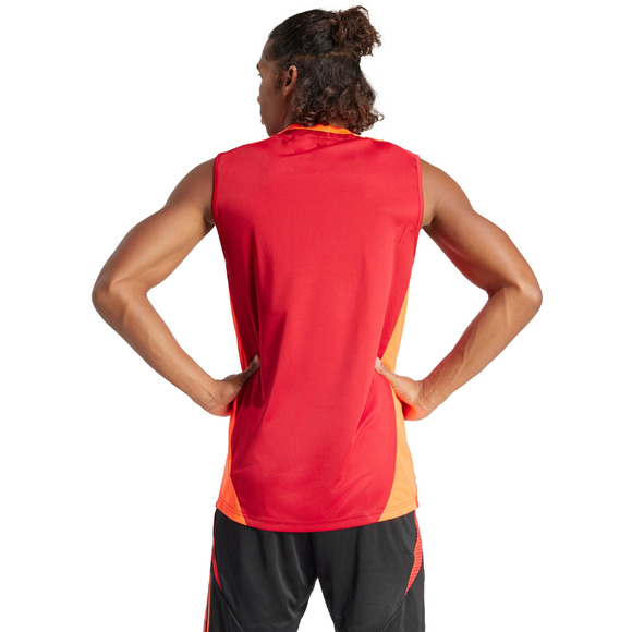 Koszulka męska adidas Tiro 24 Competition Training Sleeveless Jersey czerwona IR5474