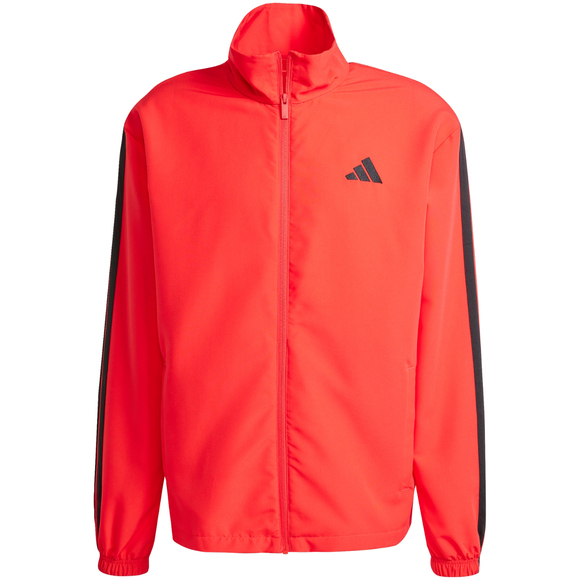 Dres męski adidas Sportswear Basic 3-Stripes Woven czerwony JI8851