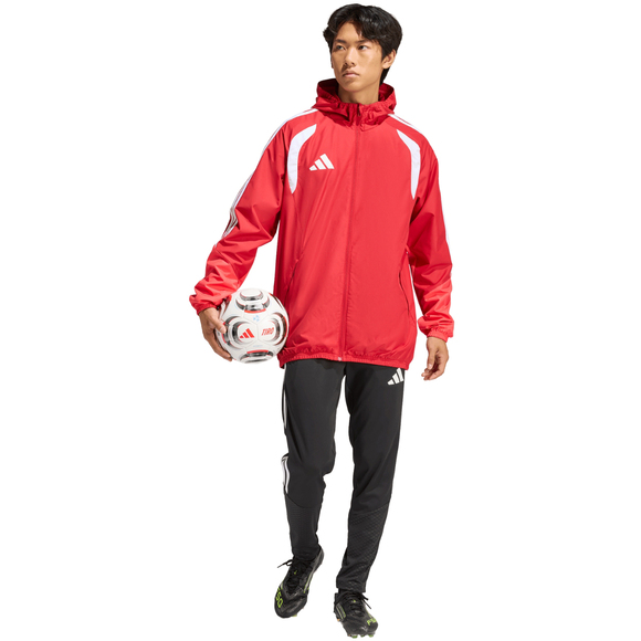 Kurtka męska adidas Tiro 26 Competition All Weather czerwona KB0134