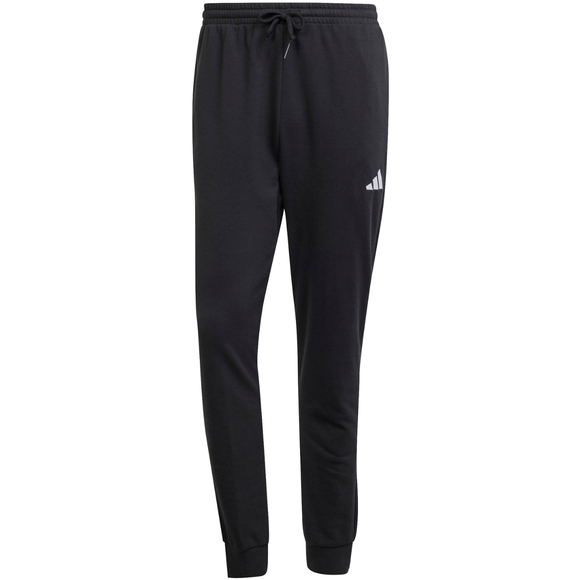 Spodnie męskie adidas Essentials Feel Cozy French Terry czarne JE3854