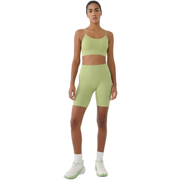 Legginsy damskie 4F FNK F014 jasna zieleń 4FWSS25TFSTF014 42S