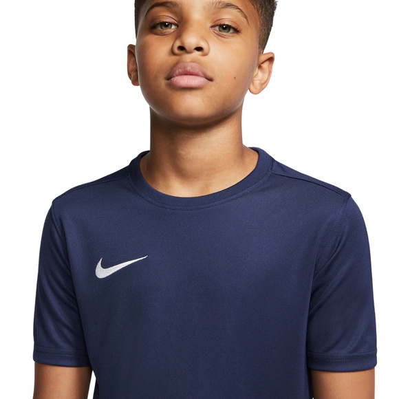 Koszulka dla dzieci Nike Dry Park VII JSY SS granatowa BV6741 410